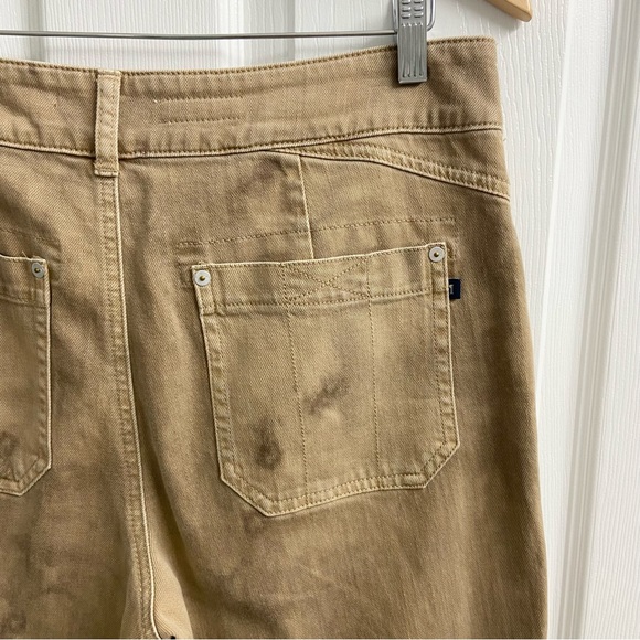 Pilcro Anthropologie Wanderer Relaxed Jeans Bronze Tan Size 29 - Picture 8 of 11